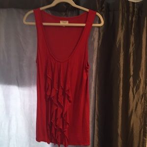 Fossil Fringed Tank Top